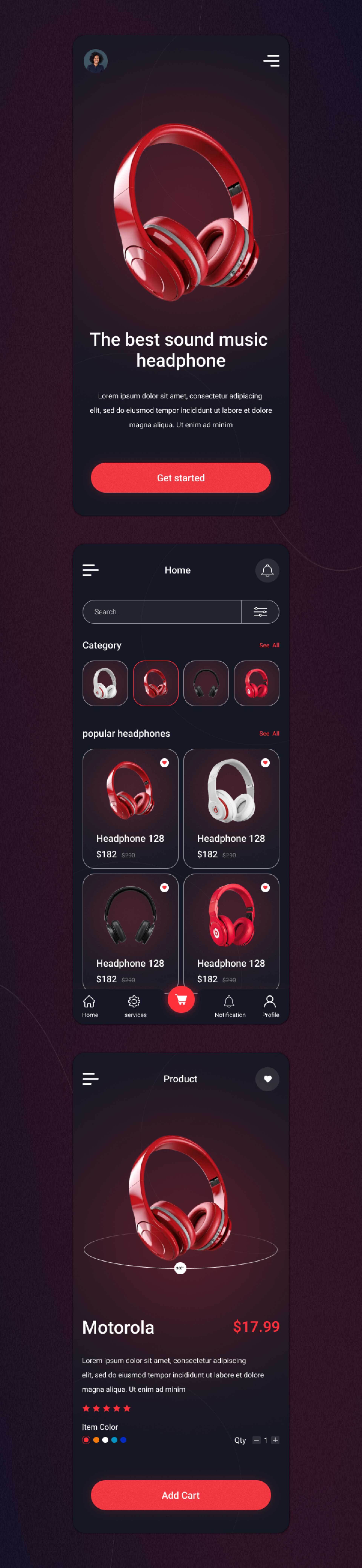 Responsive Shopify UI Design For A Tech Shop