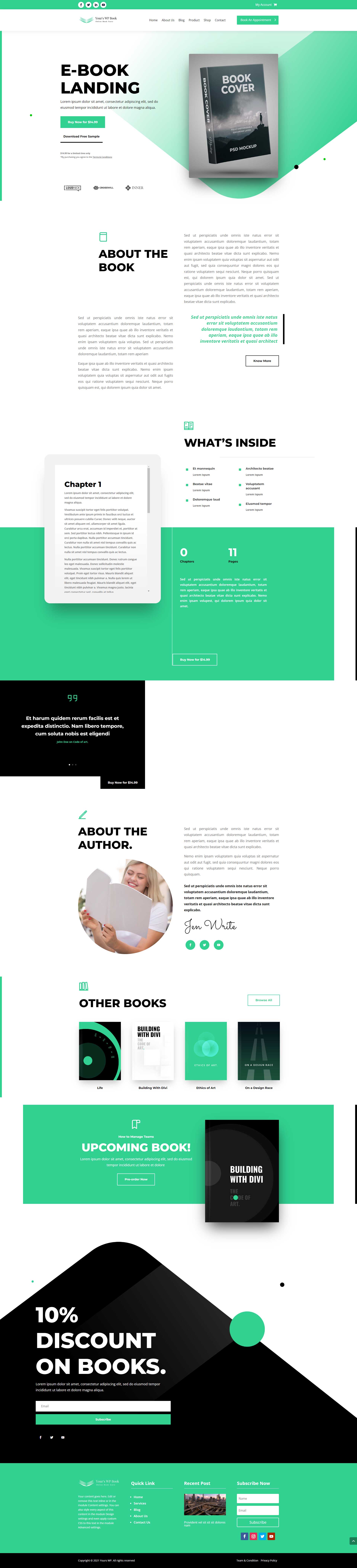 home page design