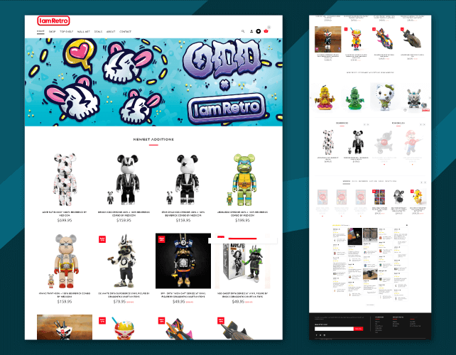 landing website design