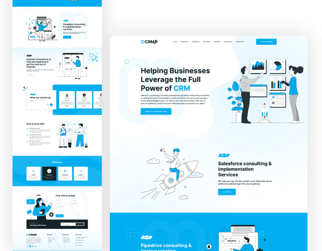 WordPress Website Development For CRM Integration