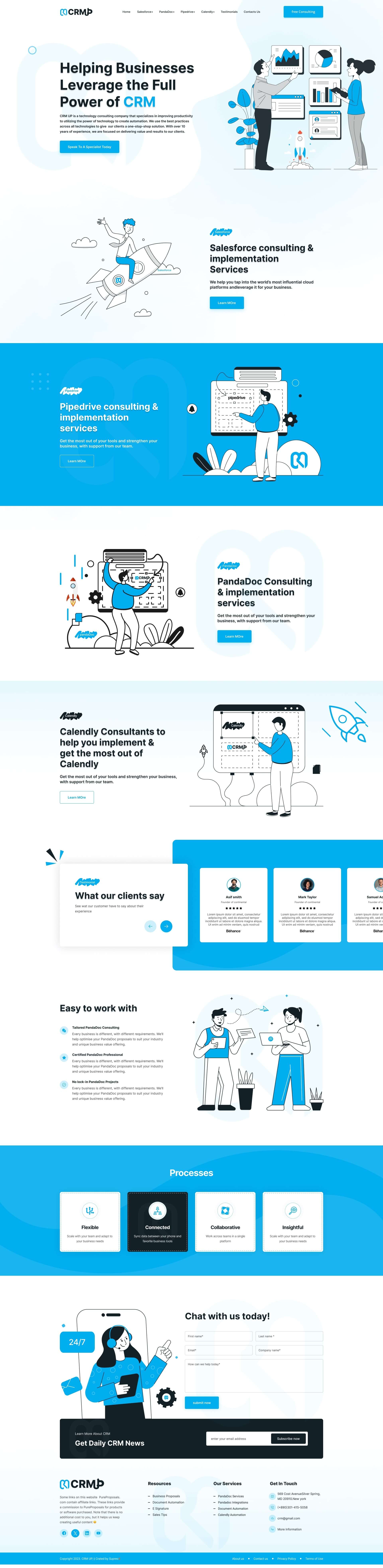 WordPress Website Development For CRM Integration