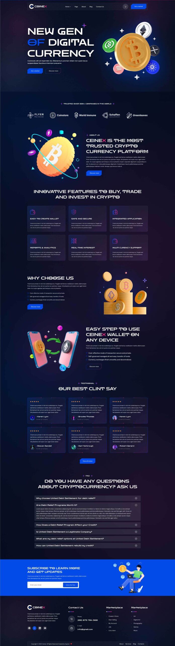 Design and Development for Crypto Currency
