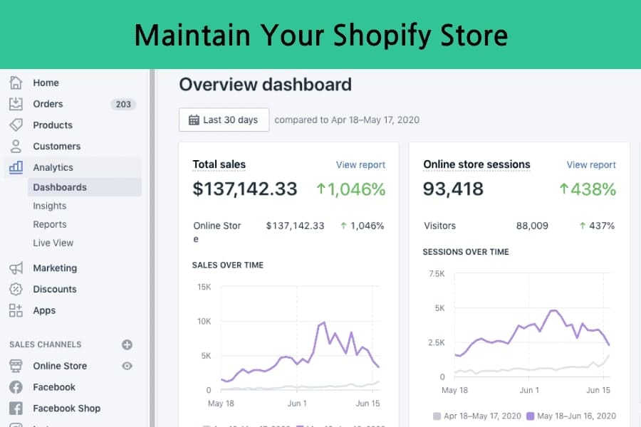 Maintain Your Shopify Store