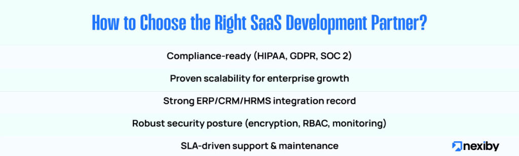 How to Choose the Right SaaS Development Partner