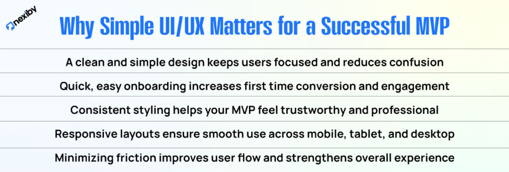 Why Simple UI UX Matters for a Successful MVP